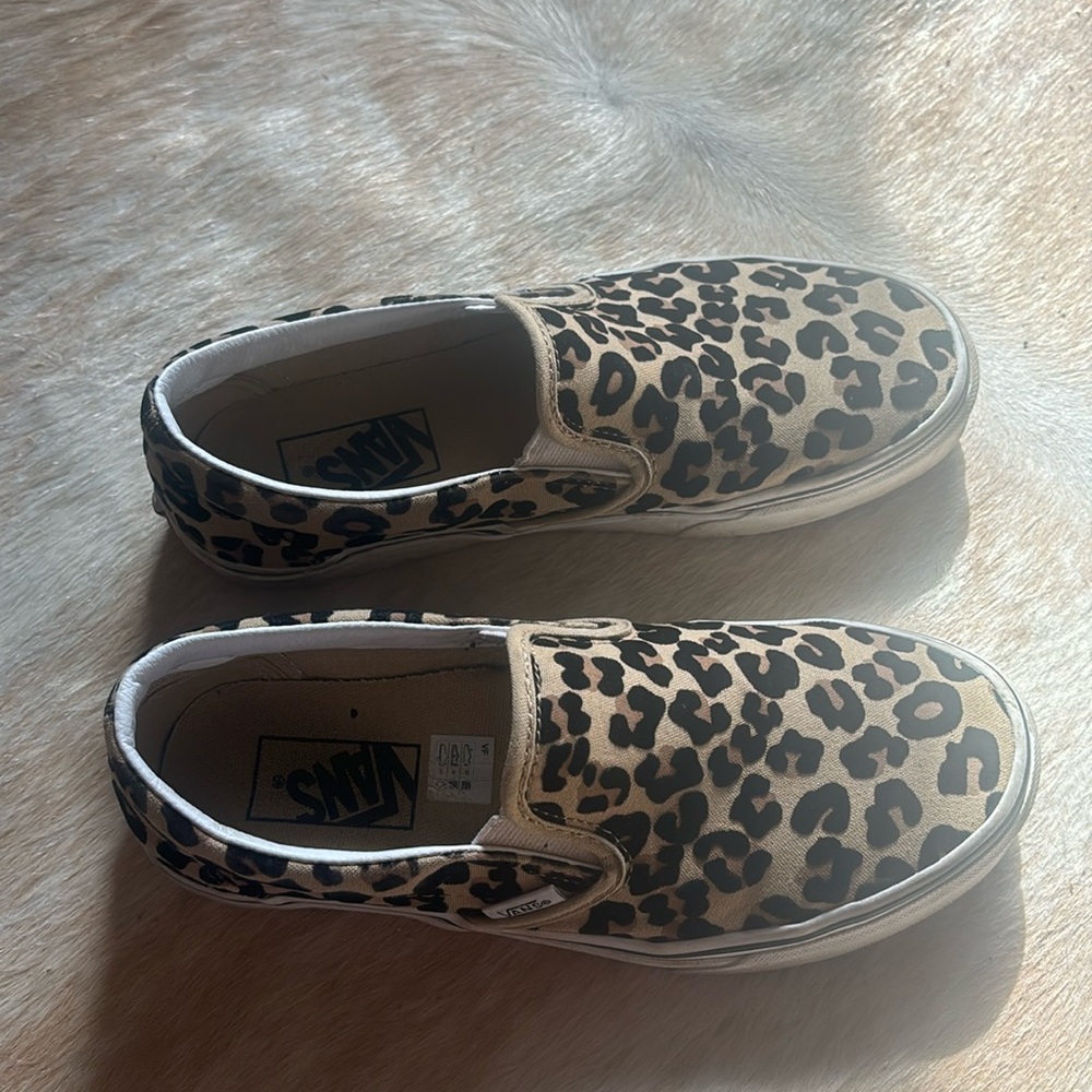 Women’s leopard print vans